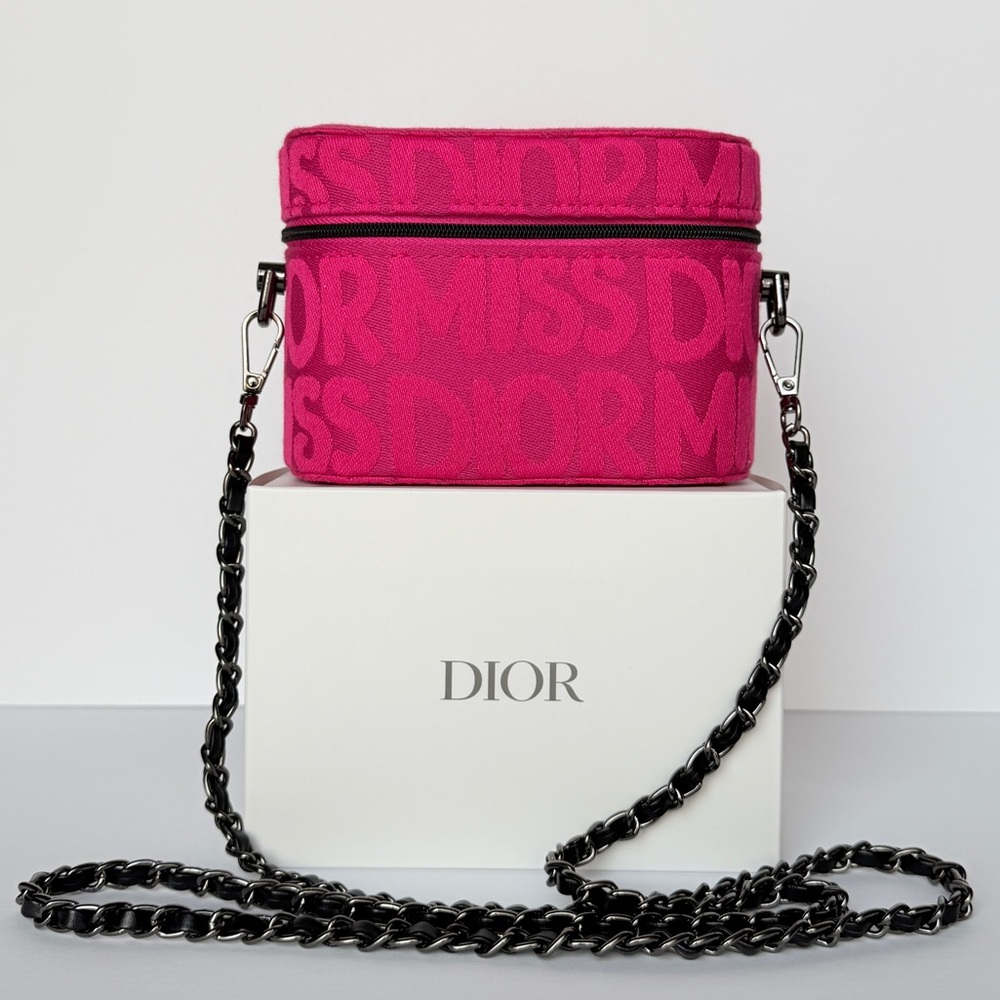 GWP Miss Dior Pink Vanity W/Unbranded Chain & BOX NWOT